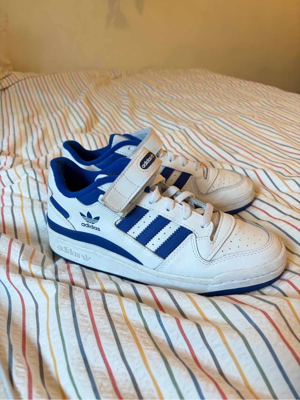 Adidas Forum Lows Blue and White